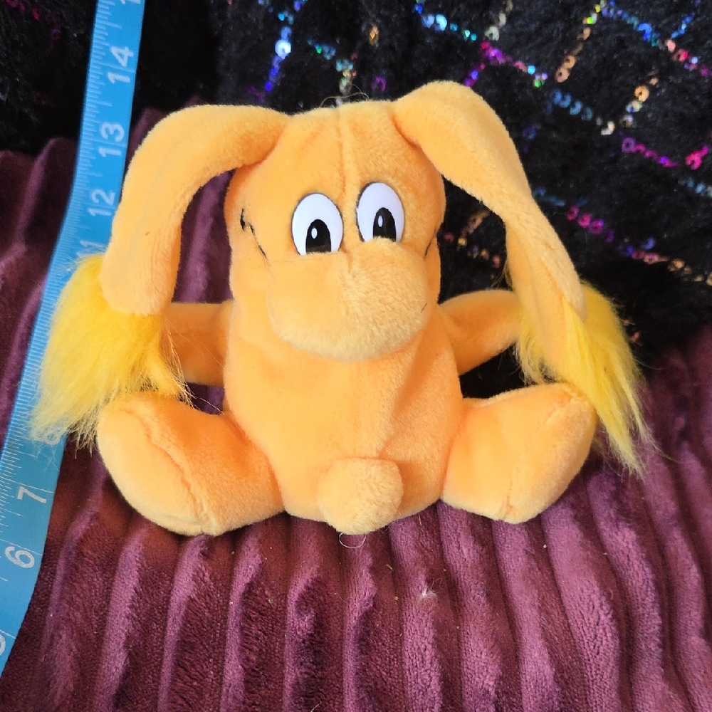 Kodak Orange and Yellow Plush Kolorkins Bunny Mini Max 1998 Vintage